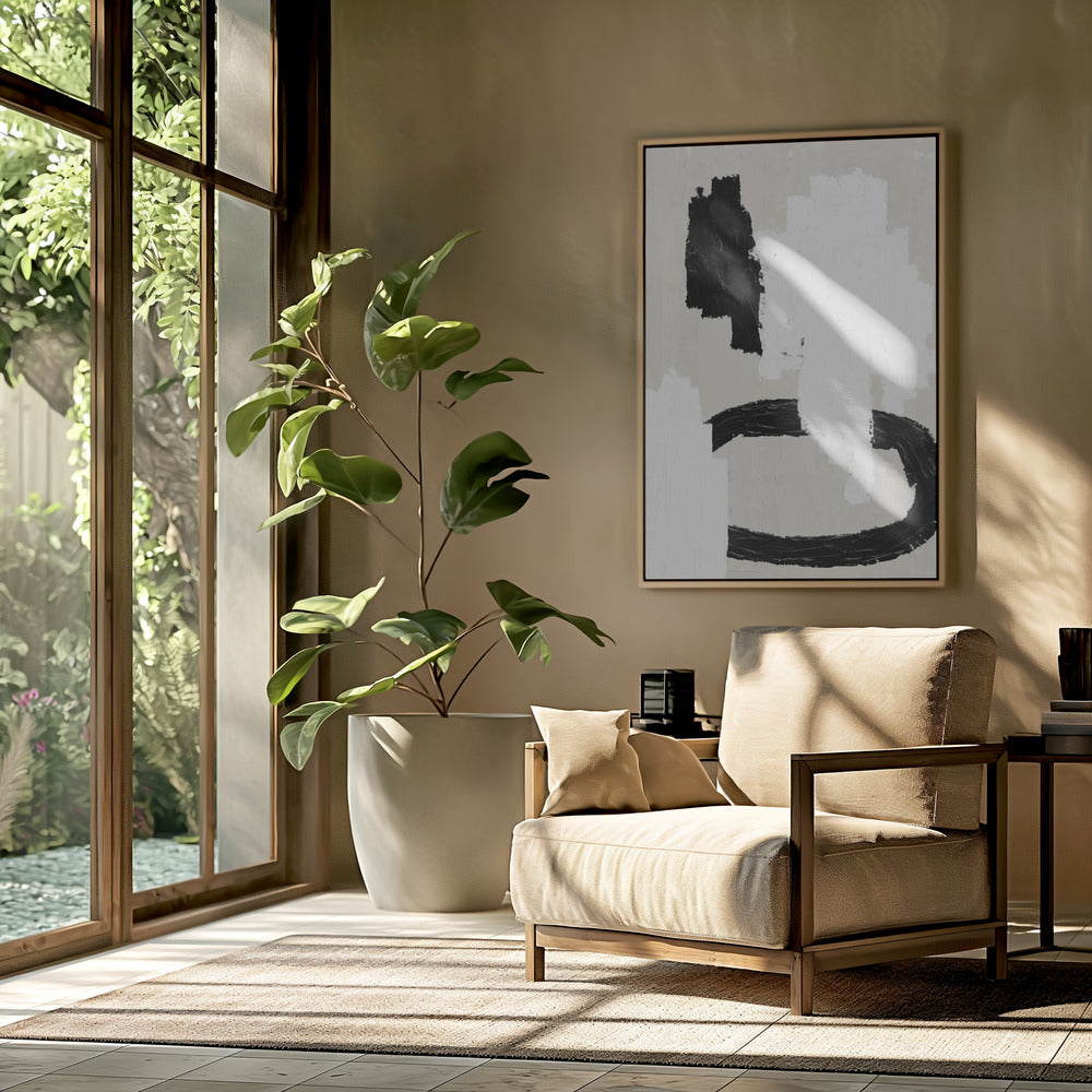 Monochrome Strokes | Poster