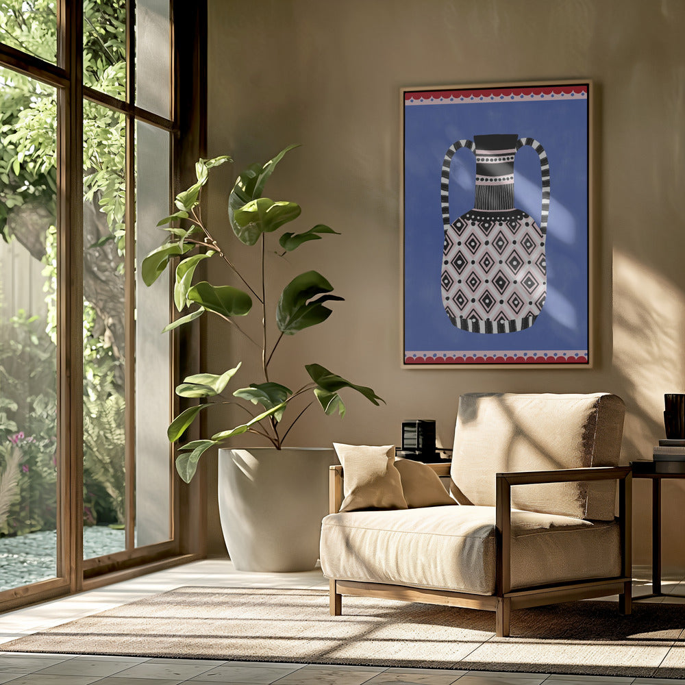 Geometrische Muster und kräftige Farben | Poster