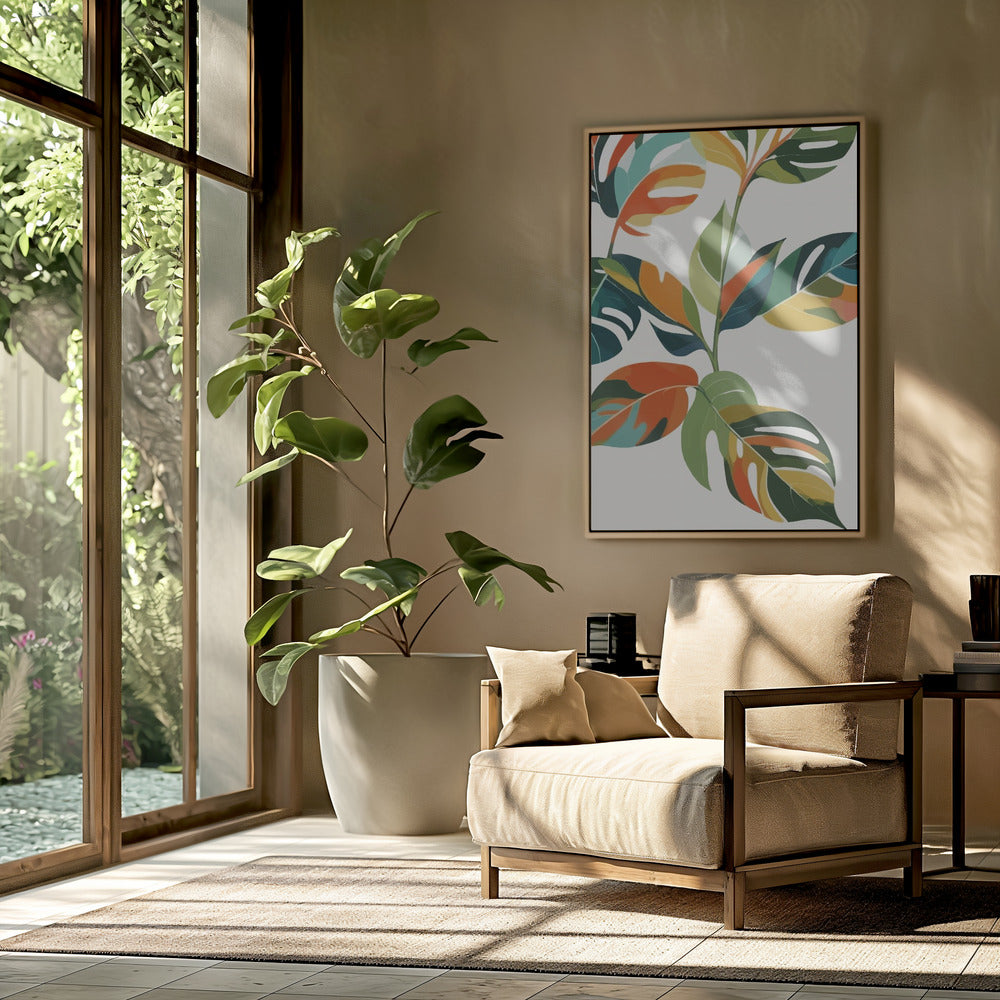 Botanische Feier der Farbe | Poster