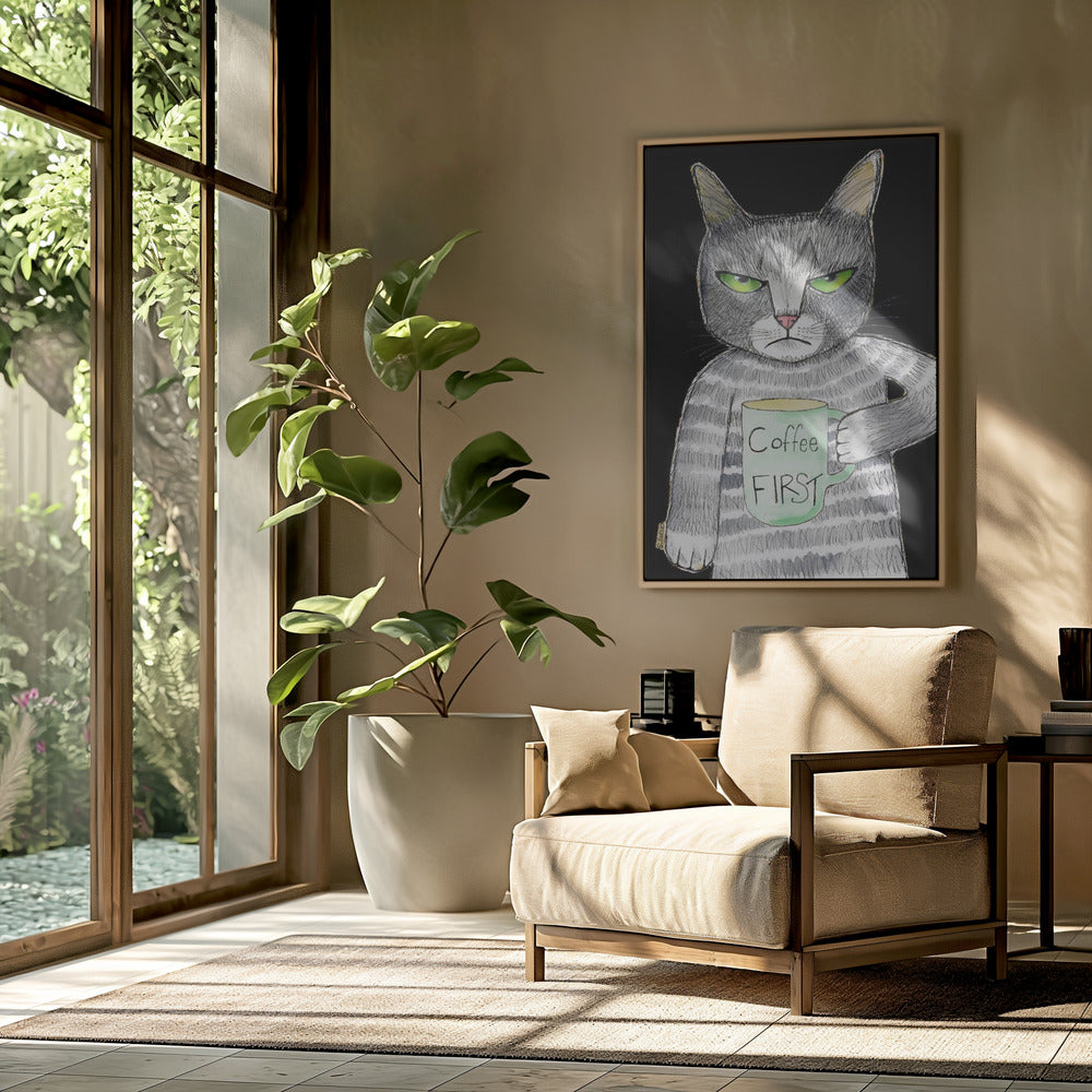 Kaffeekatze | Poster
