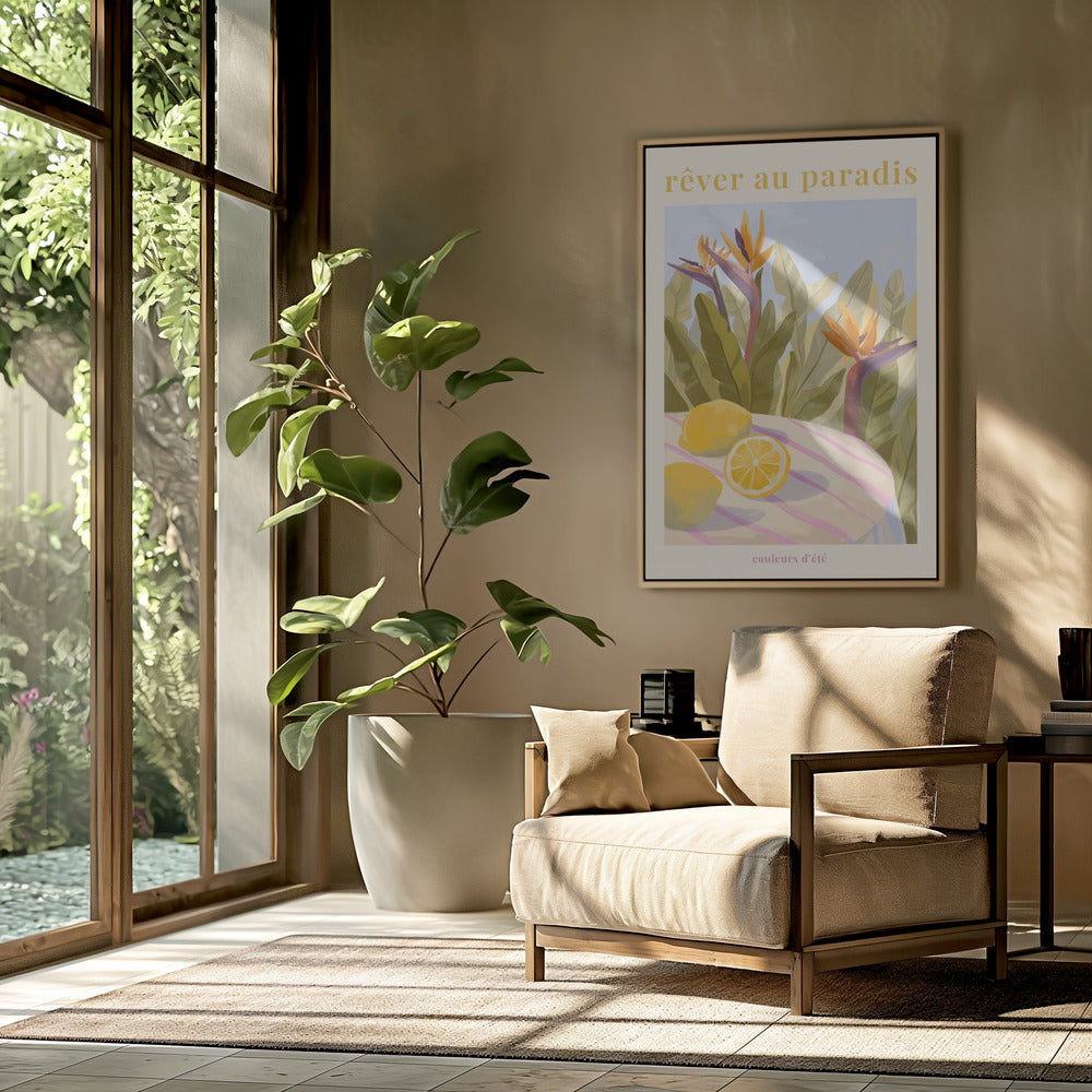 Rêver Au Paradis - Zitrone | Poster