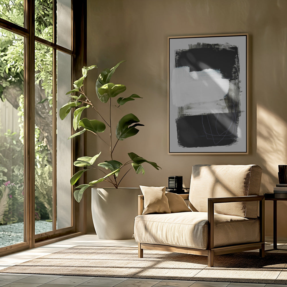 Abstract Brush Strokes 130 | Poster