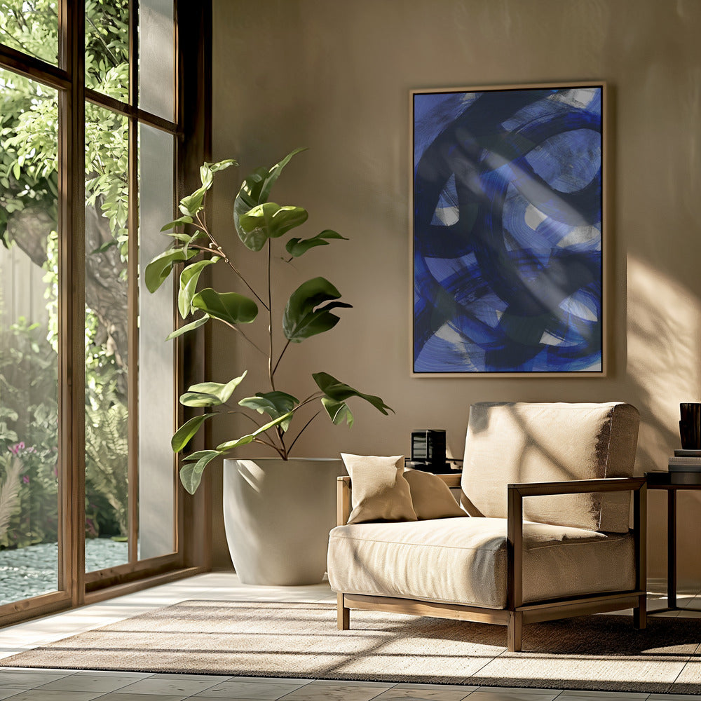 Abstract Brush Strokes 147 | Poster