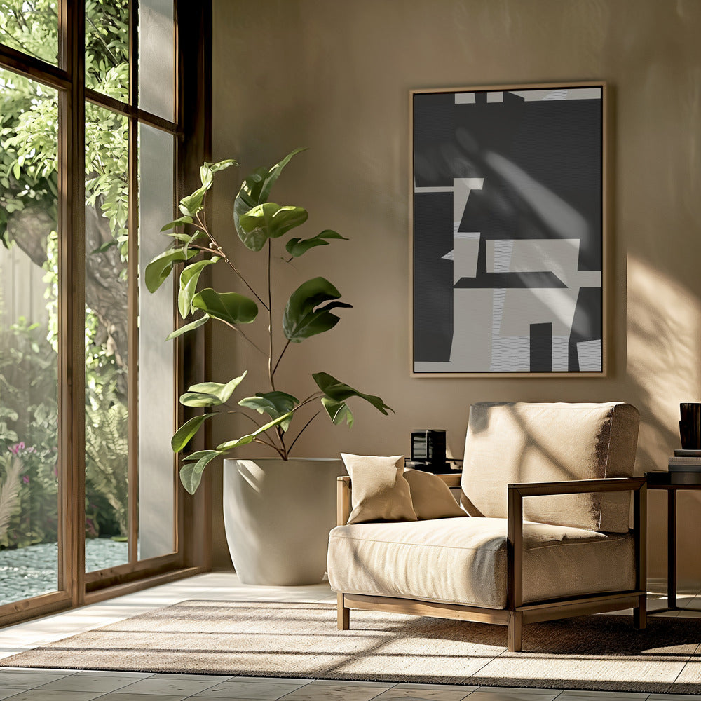 Minimalistisches gewebtes Textil 3 | Poster