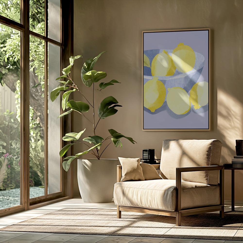 Zitronen in Schale | Poster