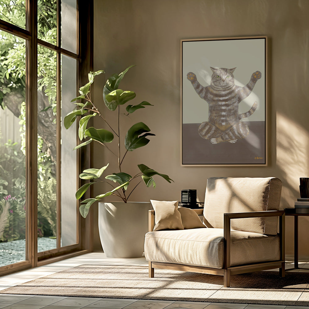 Yoga-Katze | Poster