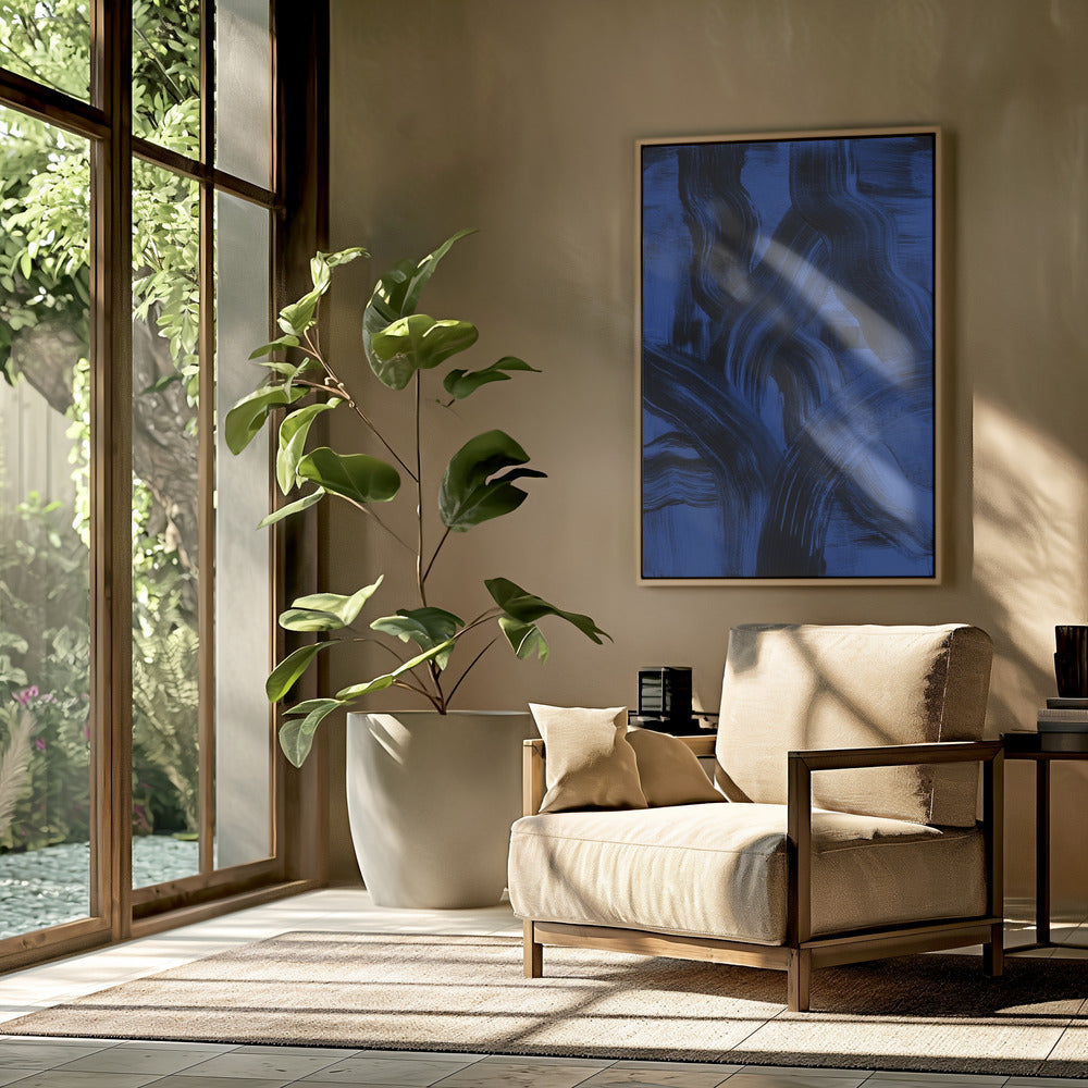 Abstract Brush Strokes 126X | Poster