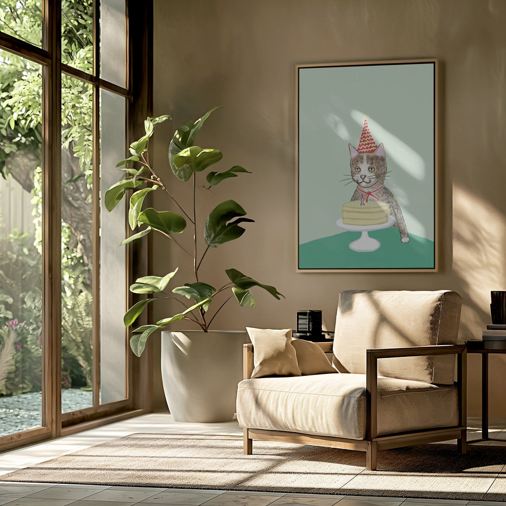 Geburtstagskatze | Poster