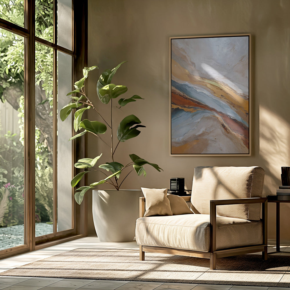 Golden Horizon Waves | Poster