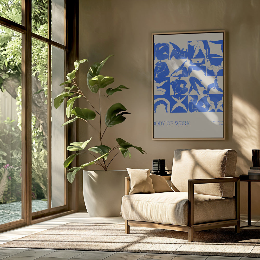 Werk (blau) | Poster
