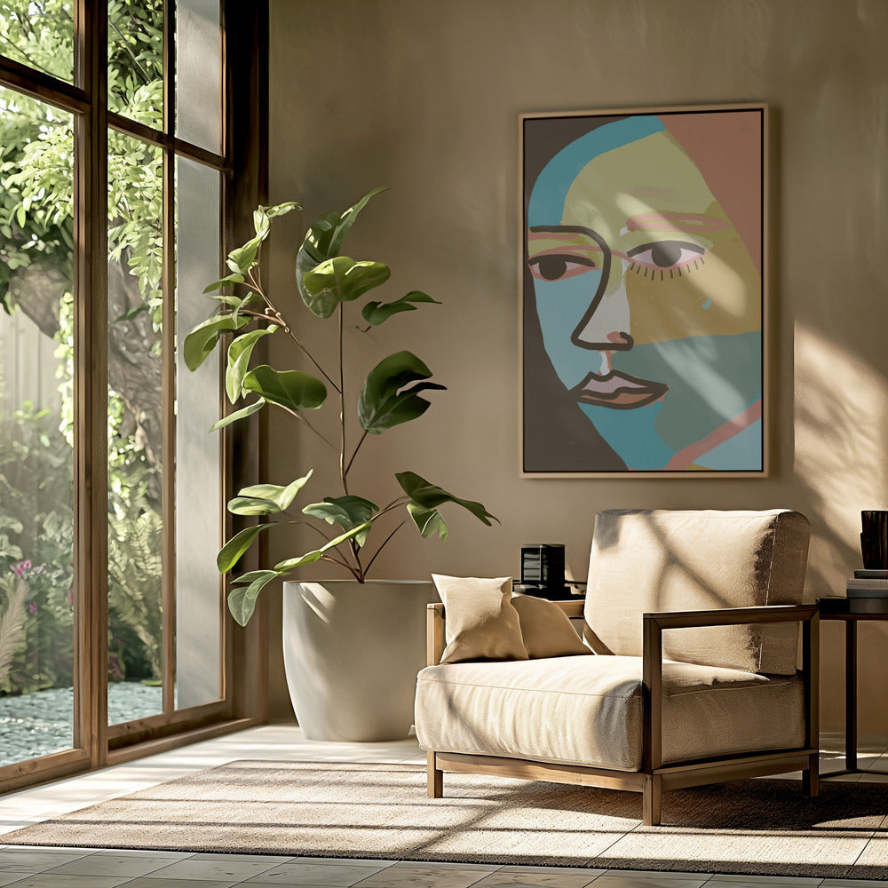 Abstraktes Gesicht | Poster