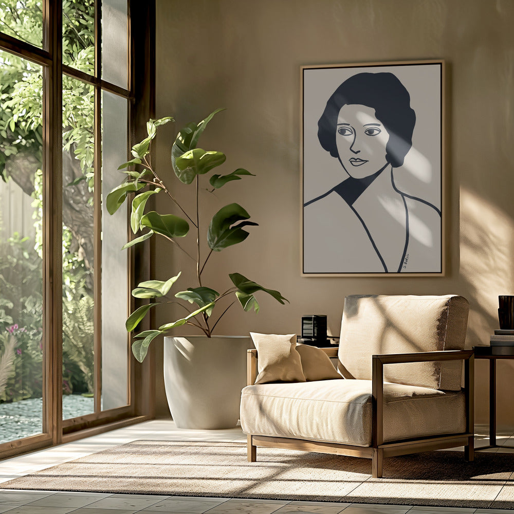 Vintage Frau | Poster