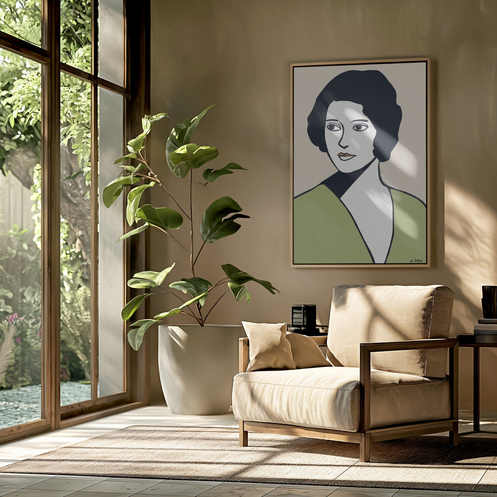 Vintage Frau | Poster