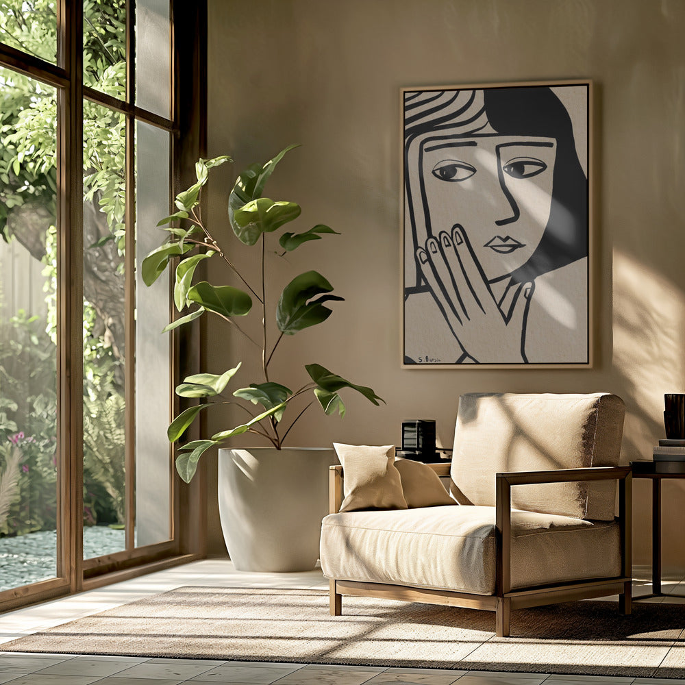 Mädchen mit dem Blick | Poster