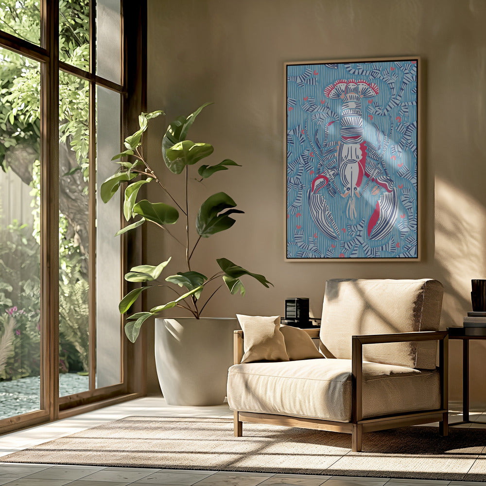 Crustacean Core summer blue | Poster