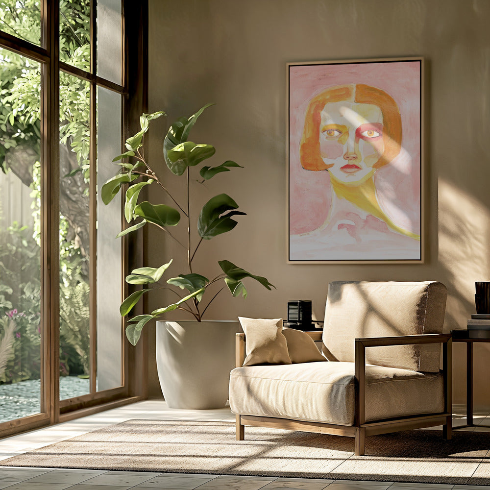 Lady with Bob haircut | Poster