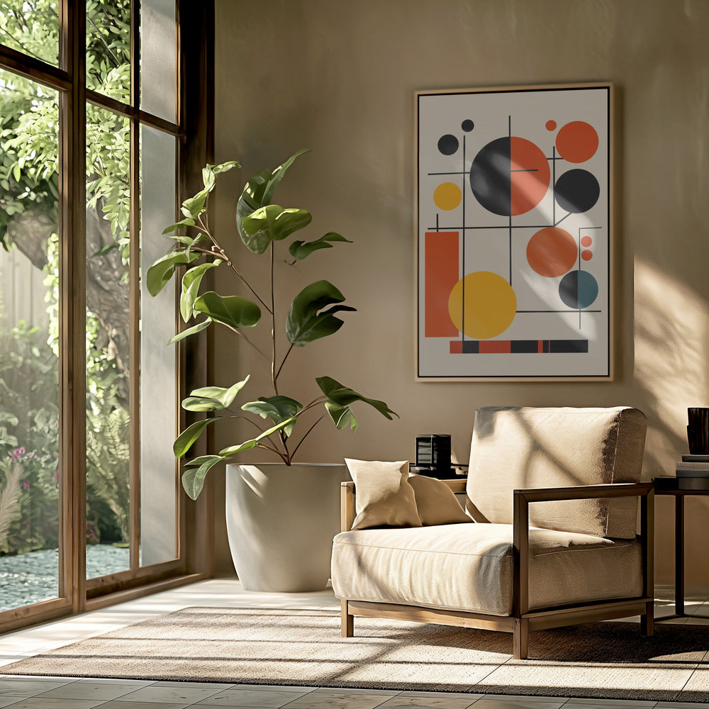 Geometrische Formen und kräftige Farben | Poster