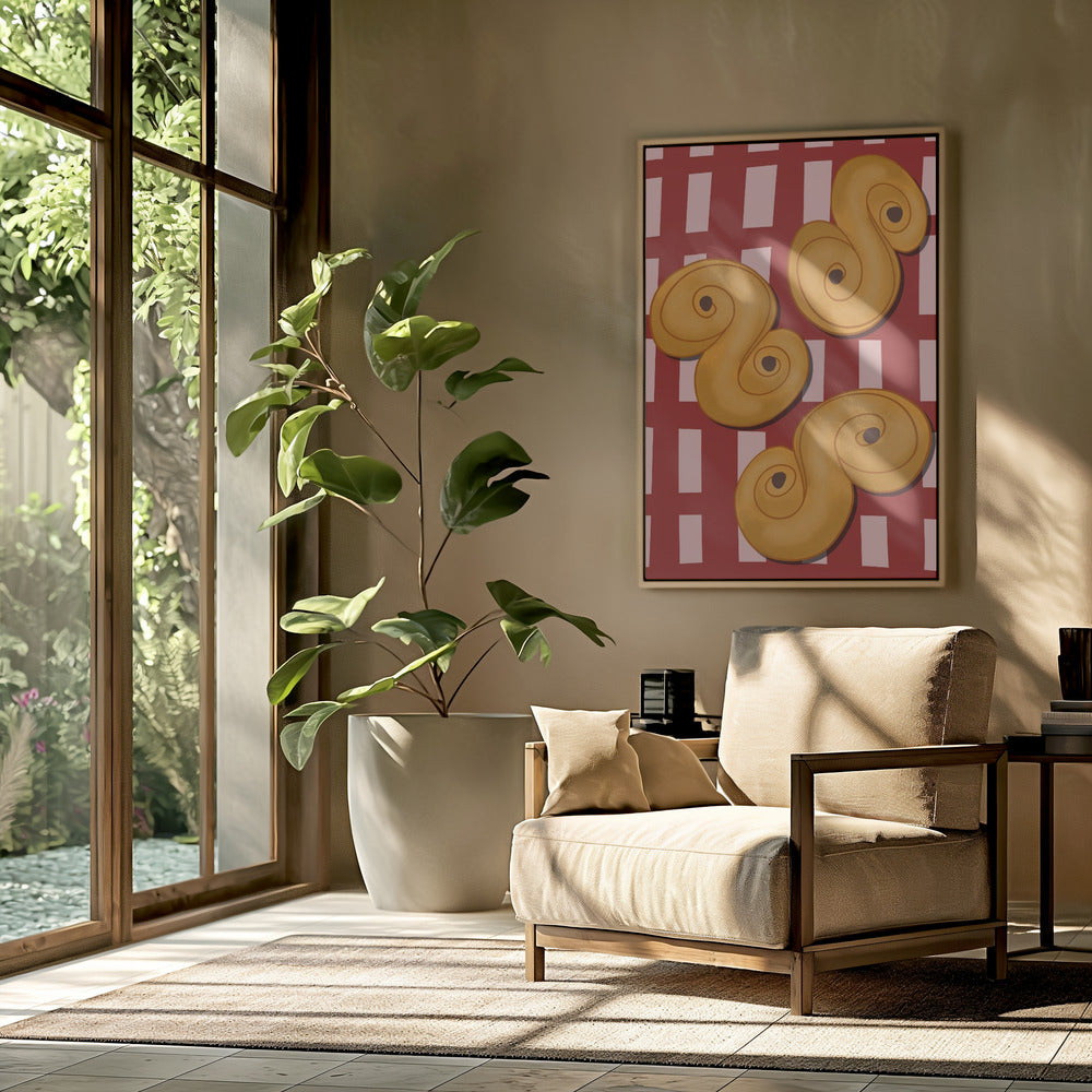 Goldener Wirbel-Genuss | Poster