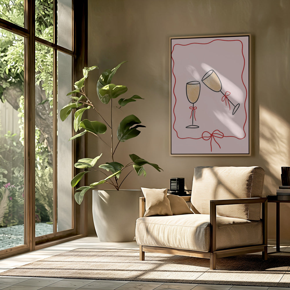 Champagner Prost | Poster