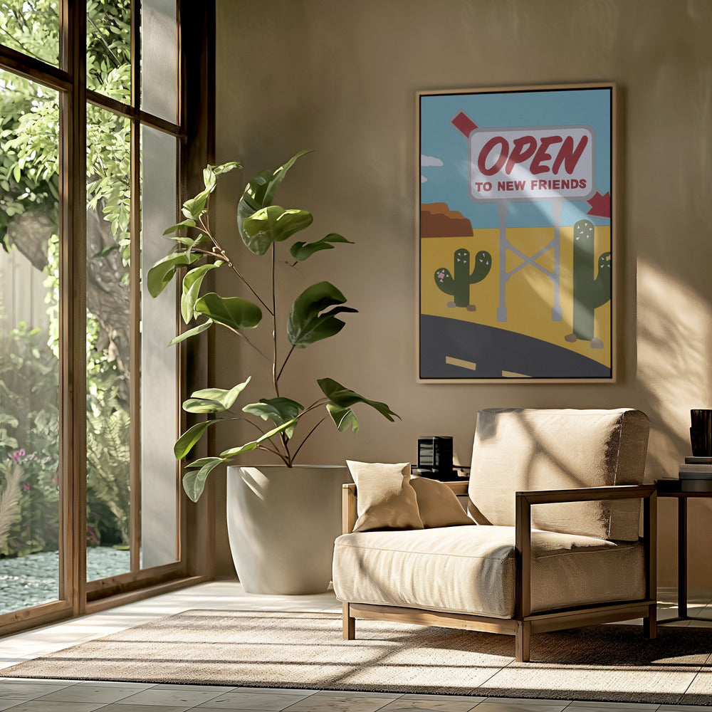 Open To New Friends | Poster