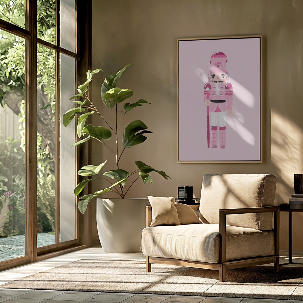 Pink Nutcracker Charm | Poster
