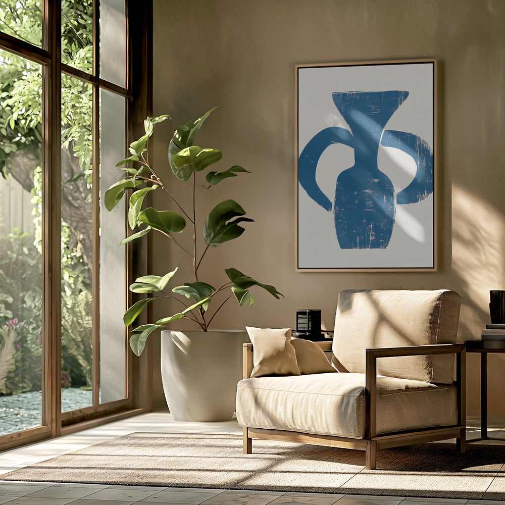 Vase Blau | Poster