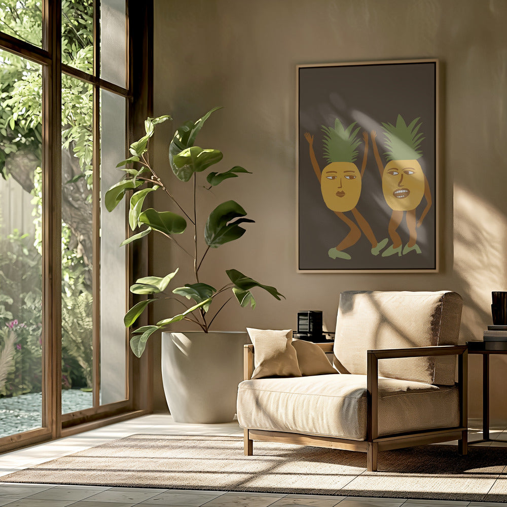 Tanzende Ananas | Poster