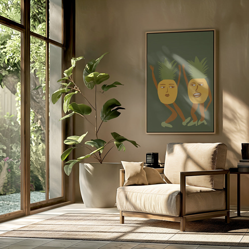 Tanzende Ananas | Poster