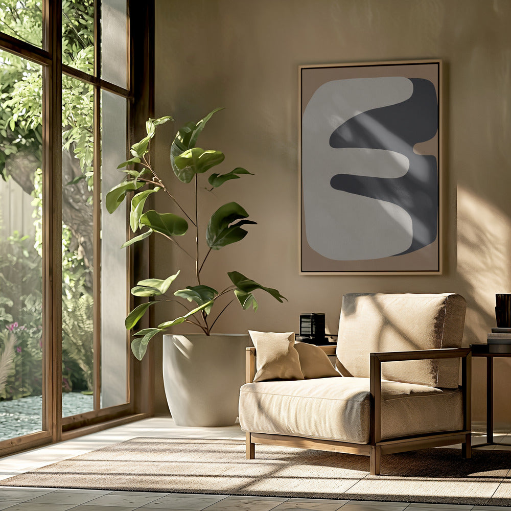 Braune und schwarze Kunst 3 | Poster