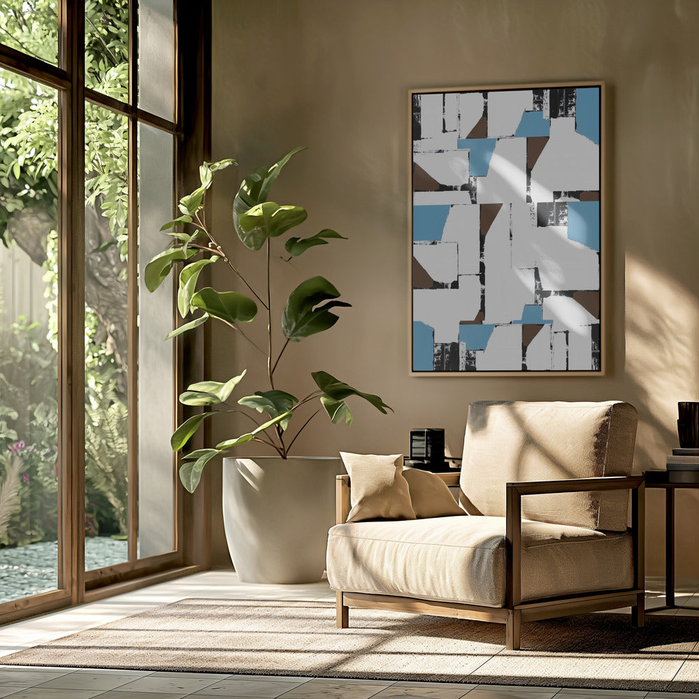 Abstrakte neutrale Geometrie Nr. 2 | Poster