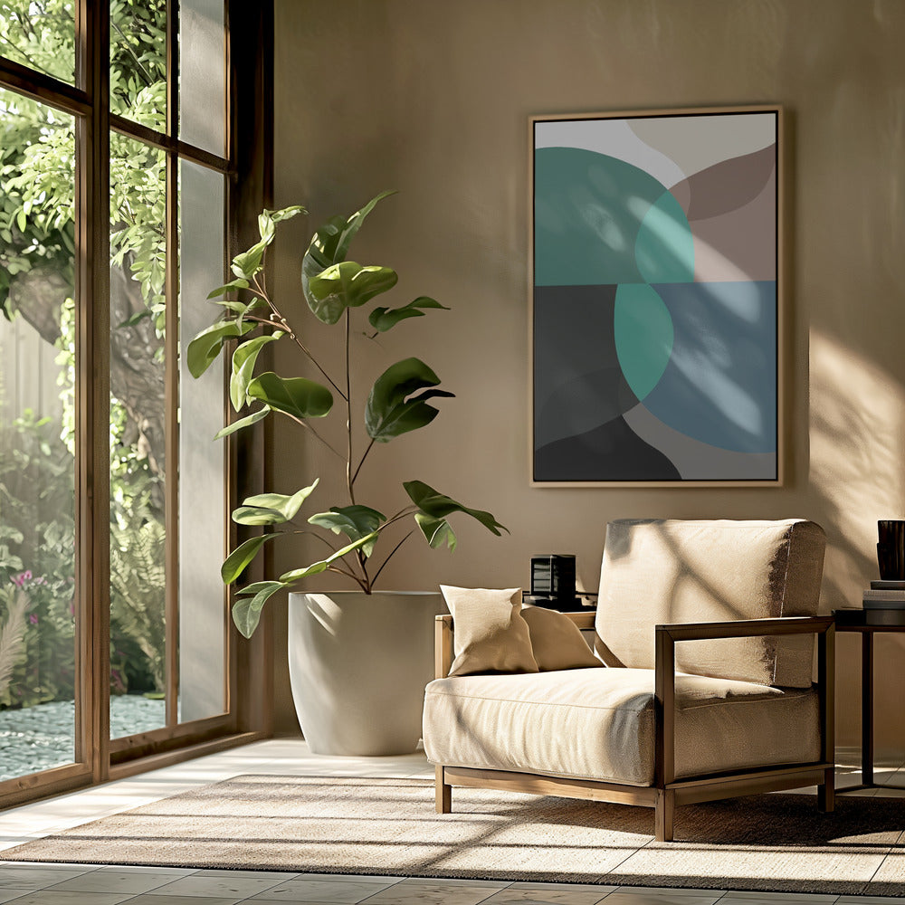 Abstract Shapes Art Print No 2 | Poster