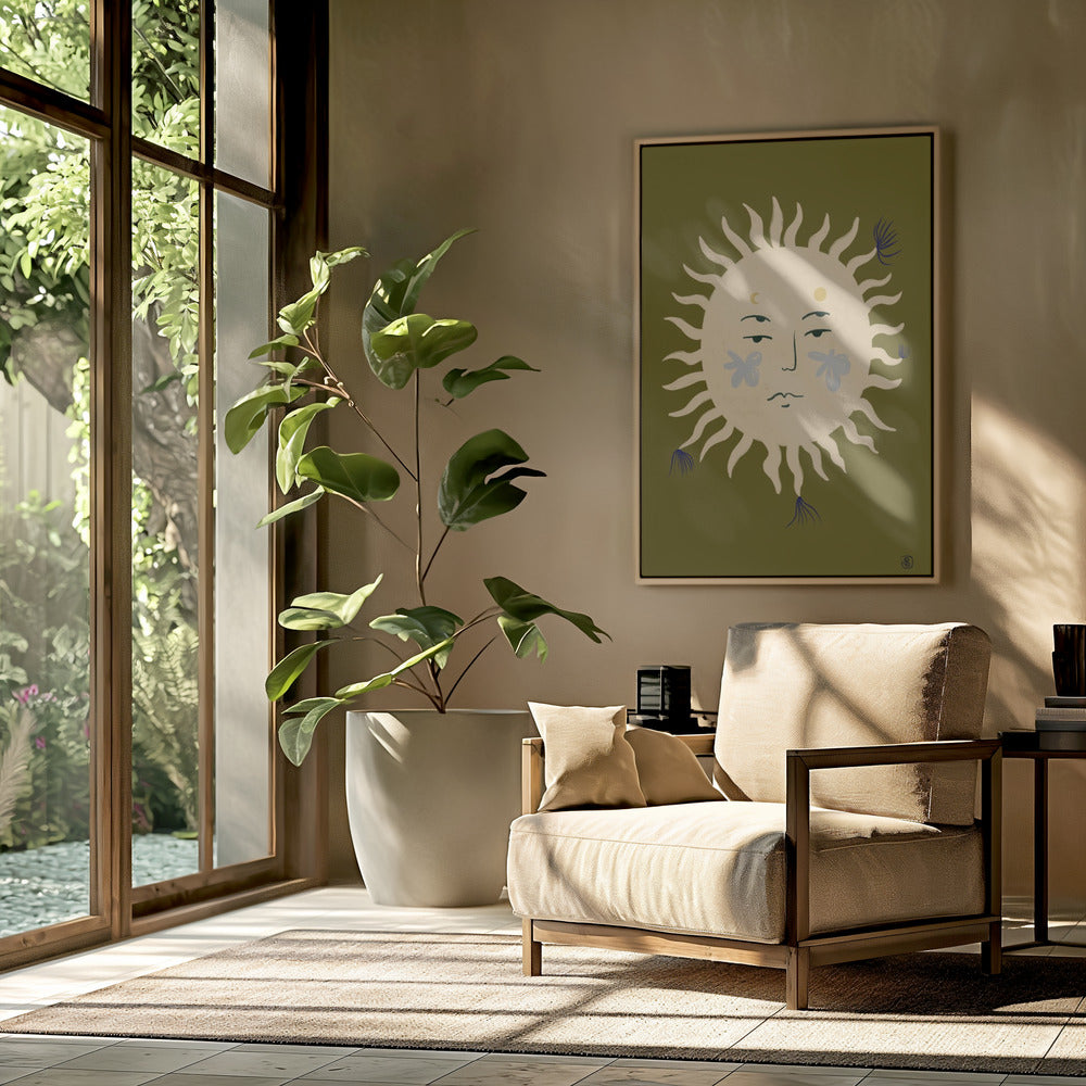 Sun's Serene Face | Poster