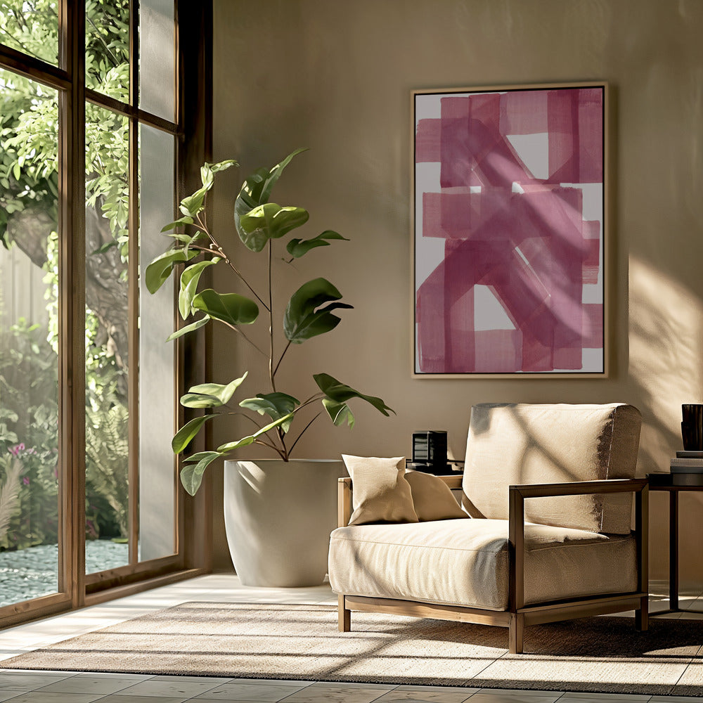 Abstract Windsor Wine 1 | Poster