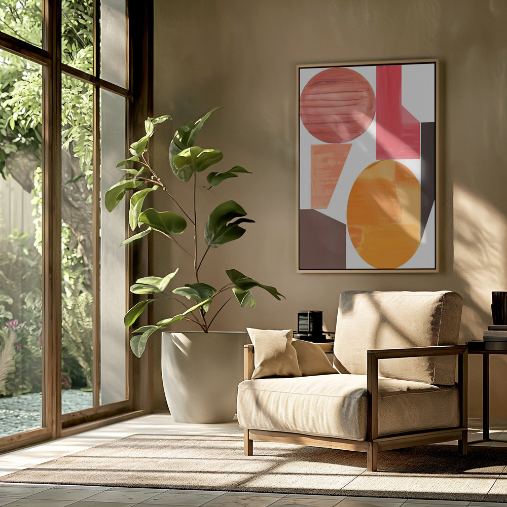 Geometrische Wärme Nr. 1 | Poster