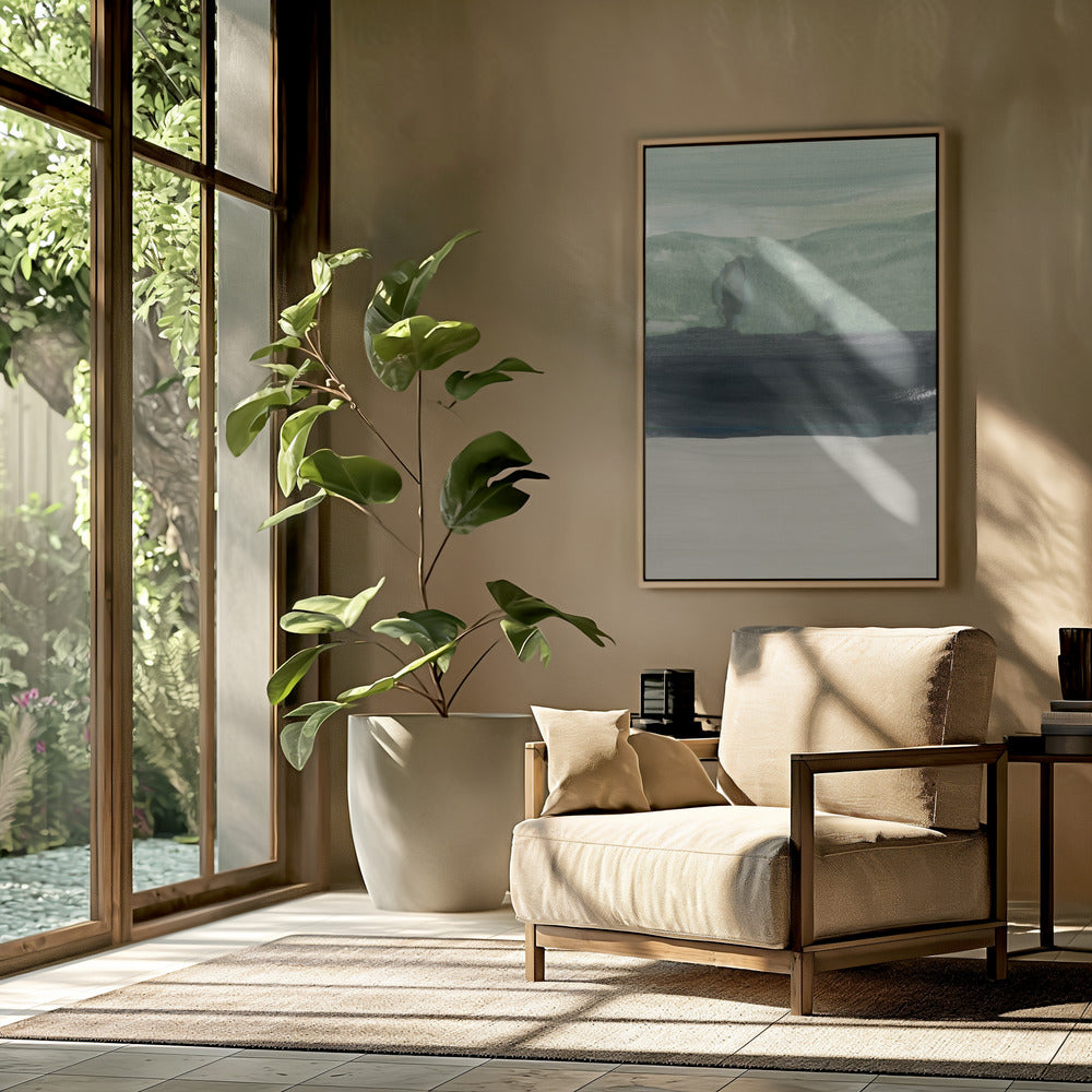 Minimale dunkle Landschaft 1 | Poster