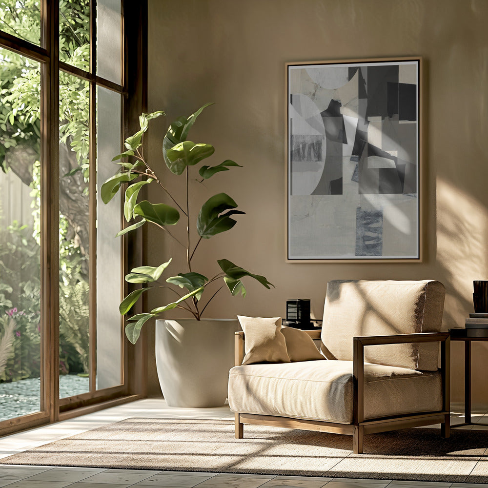 Monochrome Komposition Nr. 2 | Poster