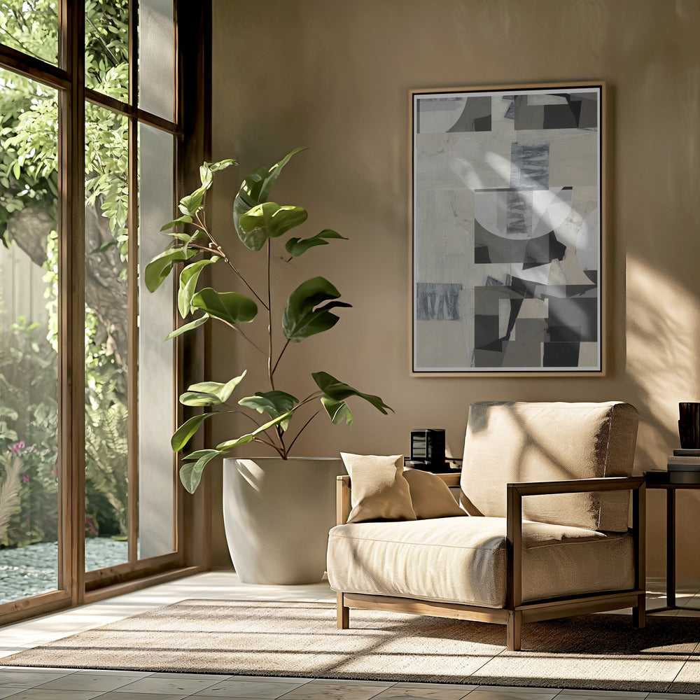Monochrome Komposition Nr. 3 | Poster