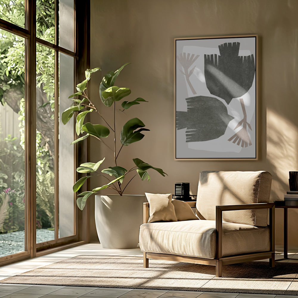 Abstract Birds Flight | Poster