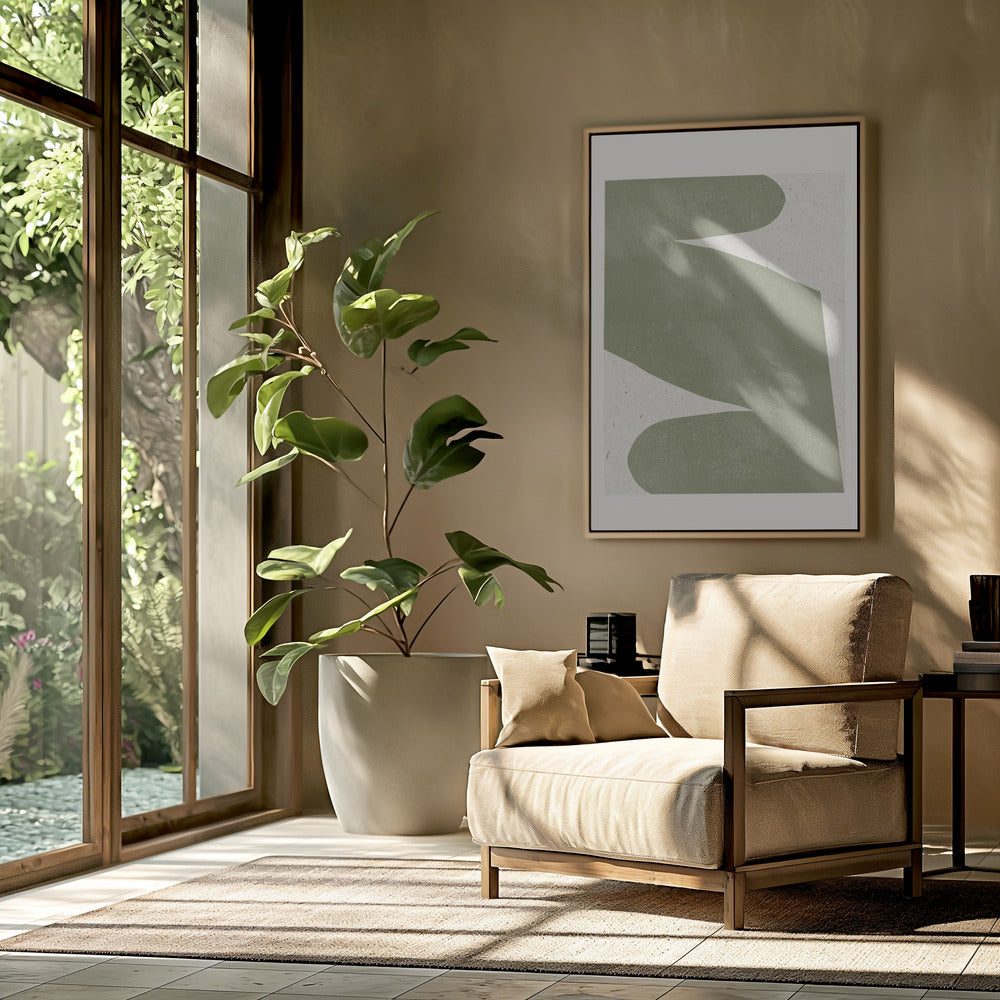 Gentle Green Flow | Poster