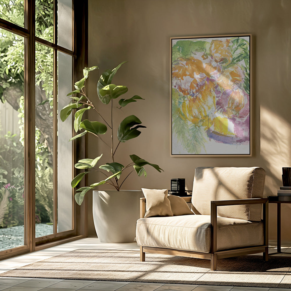 Leidenschaft der Orchideenblüte | Poster