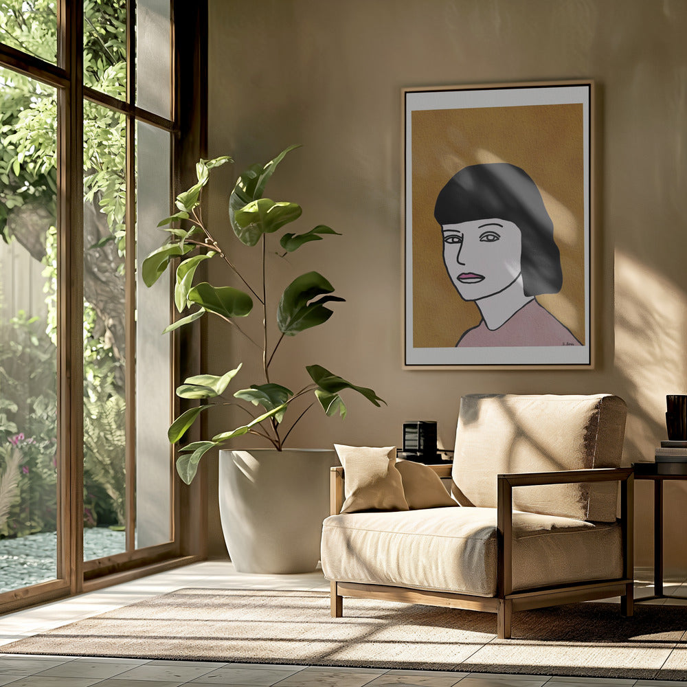 Lady looking | Poster