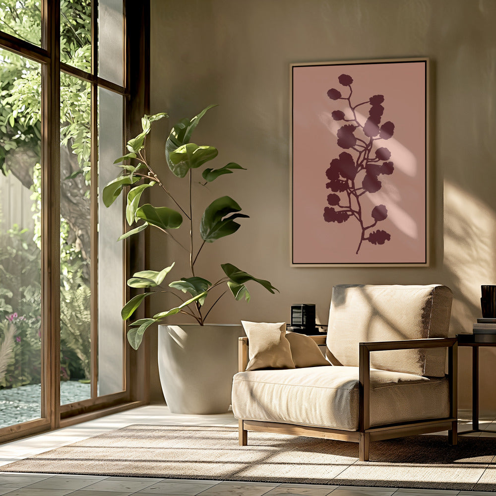 Blumensilhouette 1 | Poster
