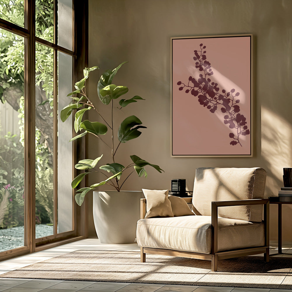 Blumensilhouette 4 | Poster