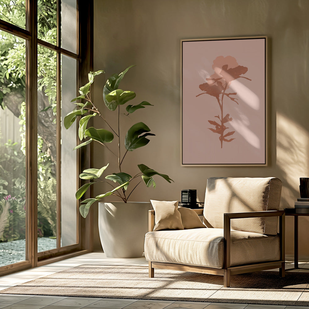 Blumensilhouette 7 | Poster