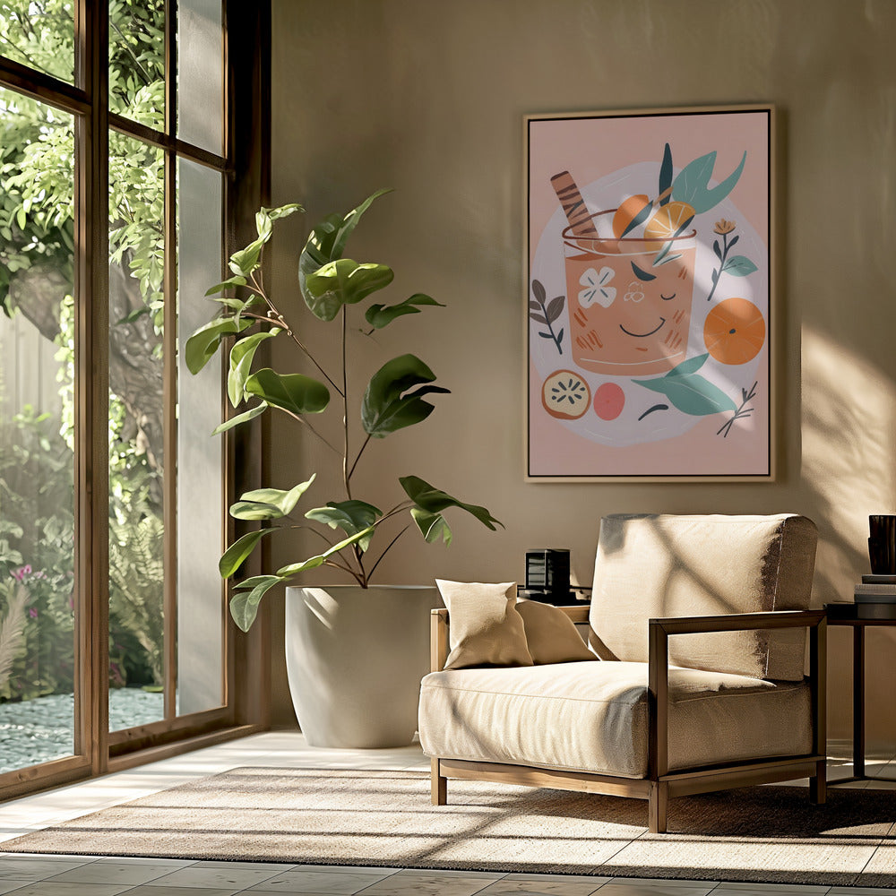 Zimt-Orangen-Cocktail | Poster