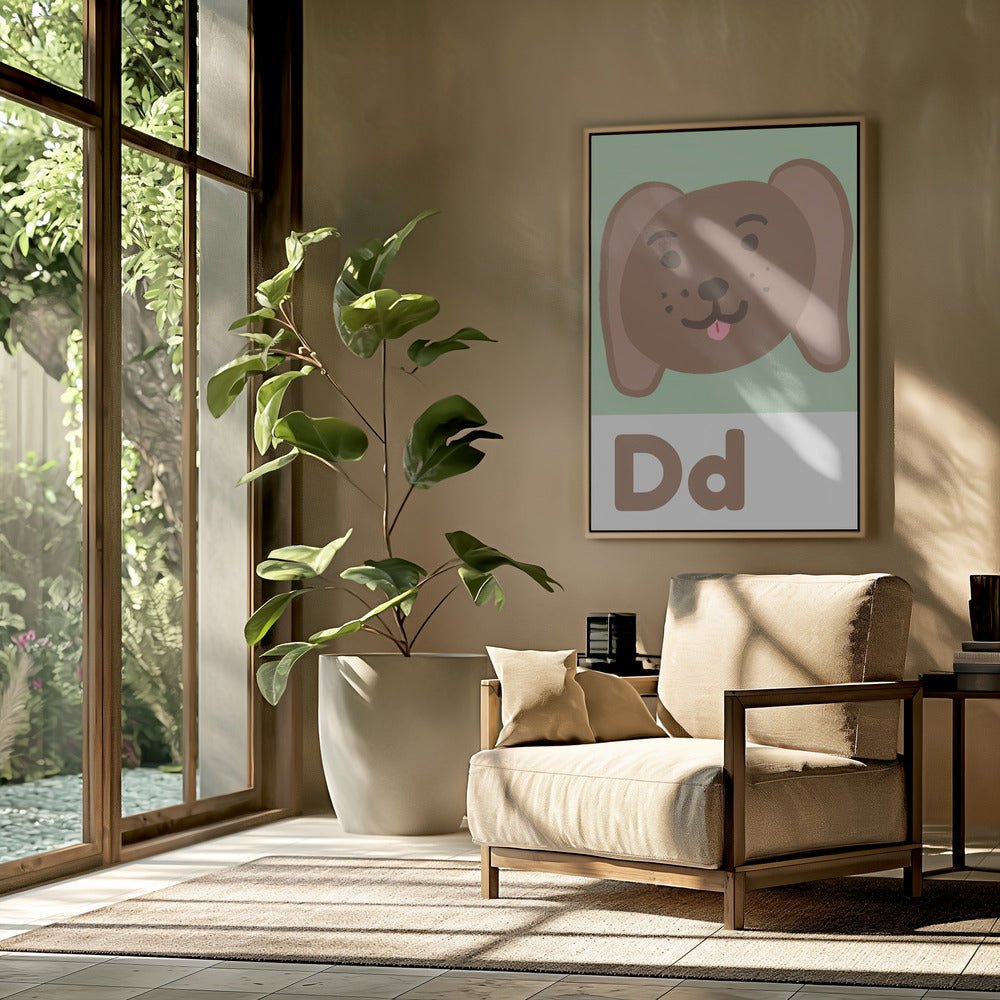 Welpen-Alphabet-Spaß | Poster