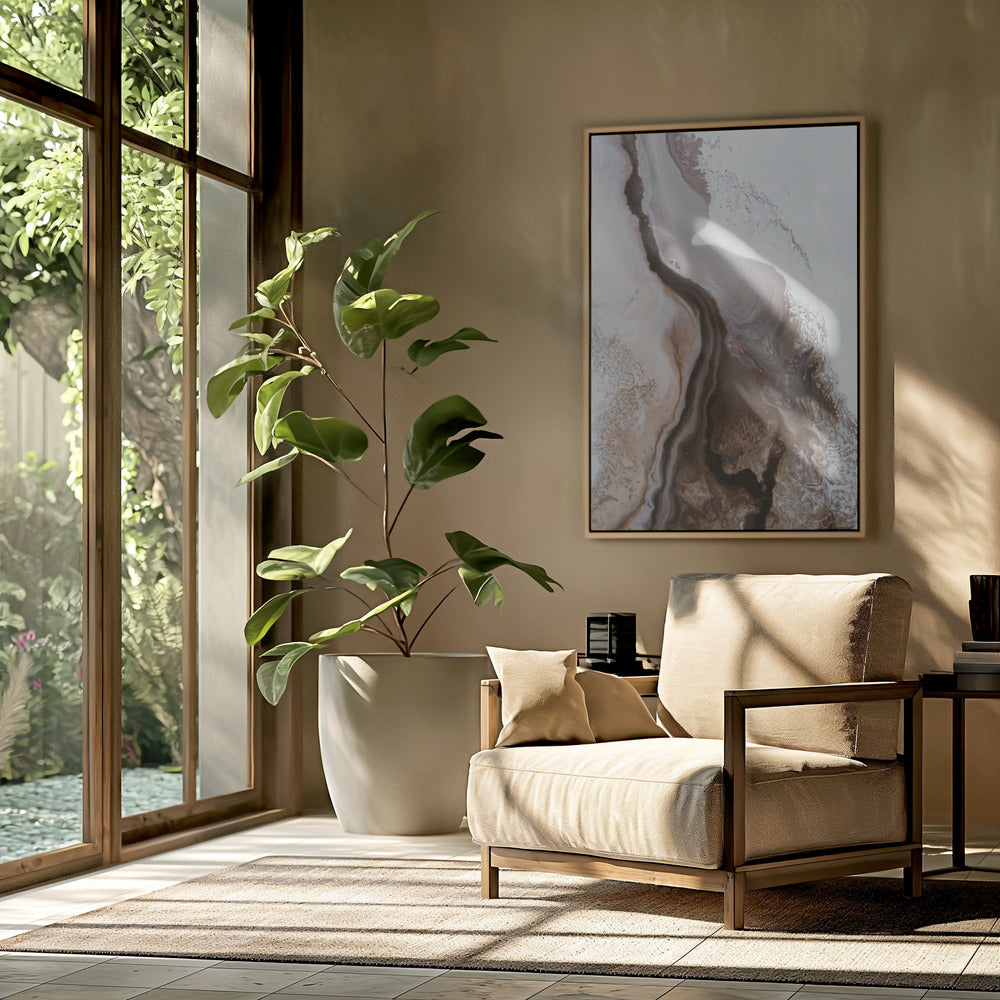 Sophisticated Browns - Earthly Currents 3 | Poster