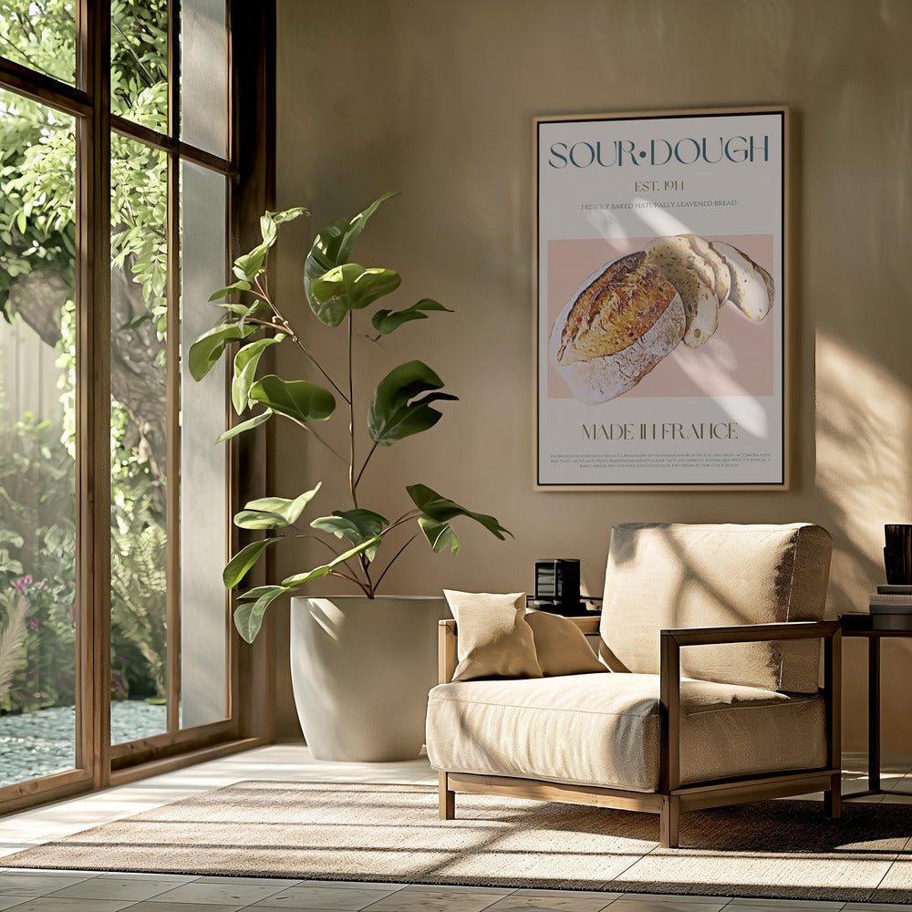 Französischer Brotgenuss | Poster