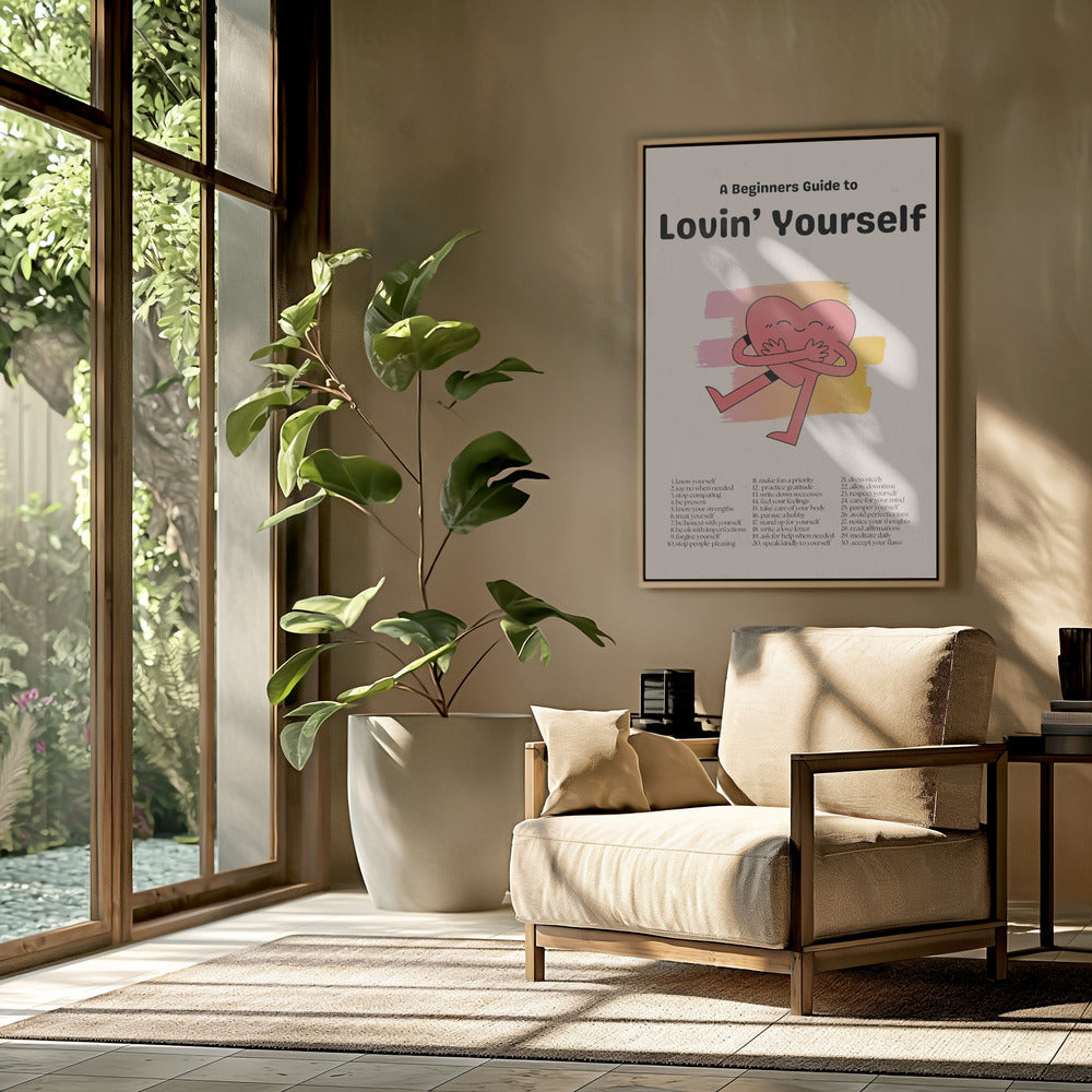 Umarmung mit Freude | Poster