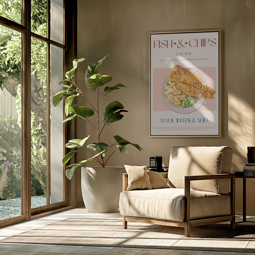 Classic Fish And Chips Dish | Poster